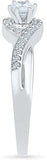Radiant Bay A Class Higher White Gold Diamond 18 K Ring