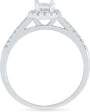 Radiant Bay Priceless Bond White Gold Diamond 18 K Ring