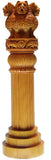 Unique Design Ashoka Pillar 6 Inch Showpiece  -  15 cm