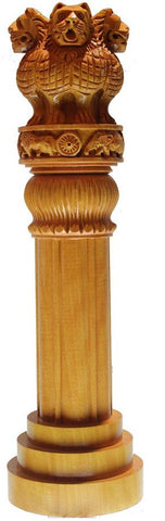 Unique Design Ashoka Pillar 6 Inch Showpiece  -  15 cm