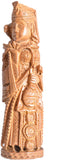 S C Handicrafts Sandalwood Chinese Queen. Showpiece  -  16 cm