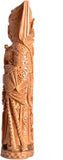 S C Handicrafts Sandalwood Chinese Queen. Showpiece  -  16 cm