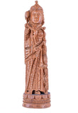 S C Handicrafts Sandalwood Carved Chinese Queen Big Showpiece  -  20 cm