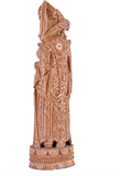 S C Handicrafts Sandalwood Carved Chinese Queen Big Showpiece  -  20 cm