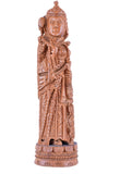 S C Handicrafts Sandalwood Carved Chinese Queen Big Showpiece  -  20 cm