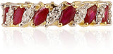 Ratnam Gold Ruby, Diamond 14 K Ring