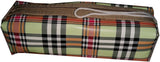 Ryka Chekcs Checks Art Rexine Cloth Pencil Box