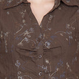 Species Women's Floral Print Casual Shirt