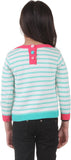 KIDS VILLAGE Applique Round Neck Casual Girl's Sweater