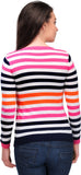 SPECIES Striped Round Neck Women's Sweater