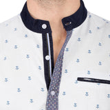 Pecanz Men's Printed Casual Shirt