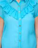 Stilestreet Women's Solid Casual Shirt