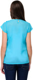 Stilestreet Casual Short Sleeve Solid Women's Top