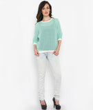 Philigree Casual 3/4 Sleeve Printed Women's Top
