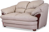 Durian Salina Leatherette 2 Seater Sofa