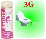 Sanitt Spray and Toilet Seat Cover Combo Set