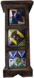 IndianShelf 3 Drawer Spice Box Showpiece  -  25.4 cm