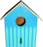 Scrap Wood Birdhouse Sb-Blue-1 Bird House