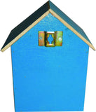 Scrap Wood Birdhouse Sb-Blue-1 Bird House