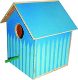 Scrap Wood Birdhouse Sb-Blue-1 Bird House