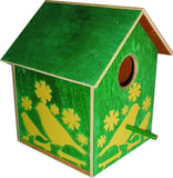 Scrap Wood Birdhouse SB-GREEN-1 Bird House