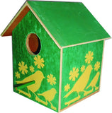 Scrap Wood Birdhouse SB-GREEN-1 Bird House