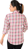 Jazzy Ben Women's Checkered Casual Shirt
