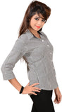 Jazzy Ben Women's Checkered Casual Shirt