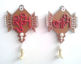 Seema's Craft Creation Shubh - Laabh: Ganesha Showpiece  -  15 cm