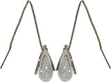 Sparkling Drop Fashion Sparkle Stainless Steel Dangle Earring