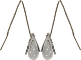 Sparkling Drop Fashion Sparkle Stainless Steel Dangle Earring