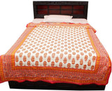 Pioneer Pragati Floral Single Duvet Orange
