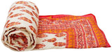 Pioneer Pragati Floral Single Duvet Orange