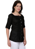StylElite Women's Solid Casual, Formal Shirt