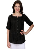 StylElite Women's Solid Casual, Formal Shirt
