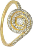 Rakam Gold Diamond Yellow Gold 18 K Ring