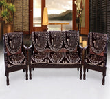Swastik Velvet Sofa Cover