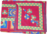 Silkworm Printed Single Dohar Multicolor