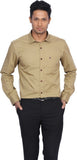 D'INDIAN CLUB Men's Solid Formal Shirt