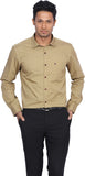 D'INDIAN CLUB Men's Solid Formal Shirt