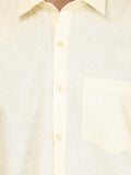 Jainish Men's Solid Formal Shirt