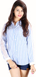 Silly People Women's Striped Casual Shirt