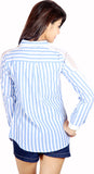 Silly People Women's Striped Casual Shirt