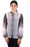 Younky Women's Animal Print Casual Shirt