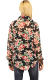 Meee Women's Floral Print Casual Shirt