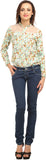 Meee Women's Floral Print Casual Shirt