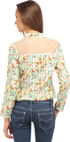 Meee Women's Floral Print Casual Shirt