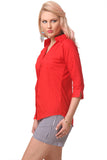 Meee Women's Solid Casual Shirt