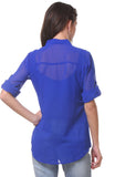 Meee Women's Solid Casual Shirt