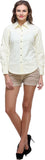 Meee Women's Solid Casual Reversible Shirt